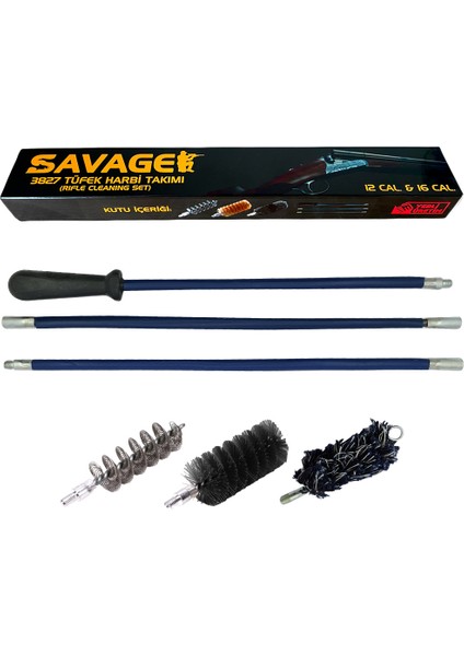 Tüfek Harbi Takımı - Temizleme Seti - Savage 3827