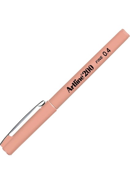 200 Fineliner 0.4 Mm. Ince Uçlu Yazı ve Çizim Kalemi Kayısı