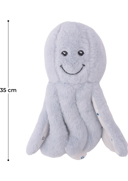 Sevimli Peluş Ahtapot Oyuncak Deniz Canlısı Figür Hediyelik Buz Mavi fırsatları