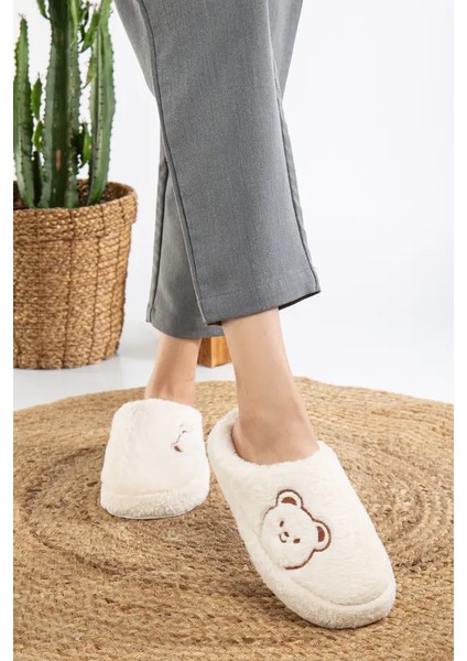 Kadın Ev Terliği Peluş Terlik Çeyiz ve Bohça Terliği Ses Yapmaz Kalın Taban fiyatları