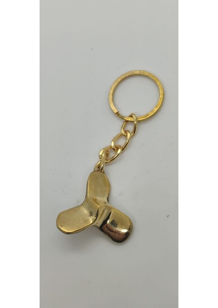 Pirinç 3 Kanatlı Pervane Anahtarlık 4cm fiyatları