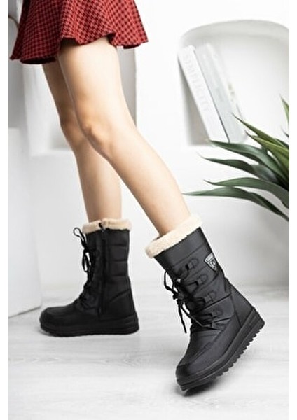 Içi Kürklü Bayan Kar Botu - Bayan Bot modelleri