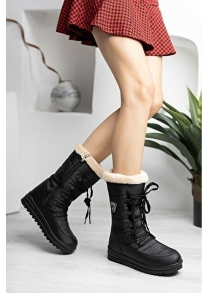 Içi Kürklü Bayan Kar Botu - Bayan Bot fırsatları