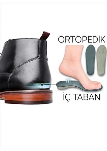 Unisex Chelsea Cilt Deri Bot TN2102