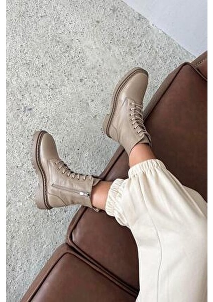 Virgina Kadın Hakiki Deri Postal Bot Vizon fiyatları