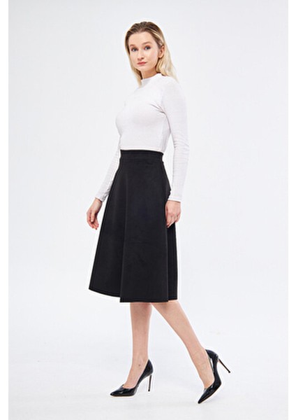 Midi Boy Süet Kiloş Etek fiyatları