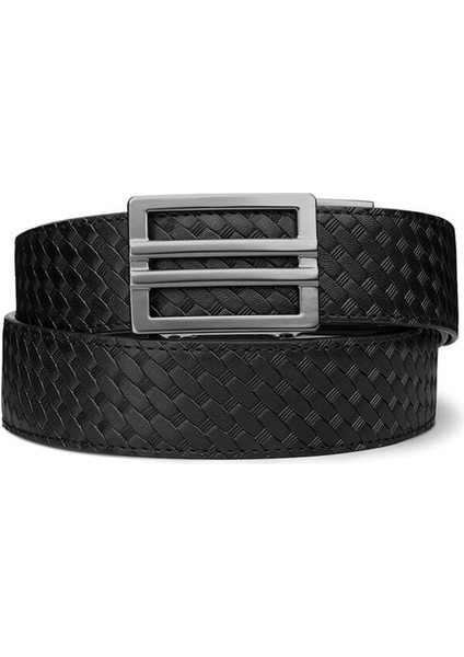 Kore 1.5'' Deri x Hasır Desen Taktik Kemer