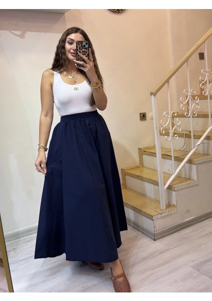 Cepli Beli Lastikli Etek