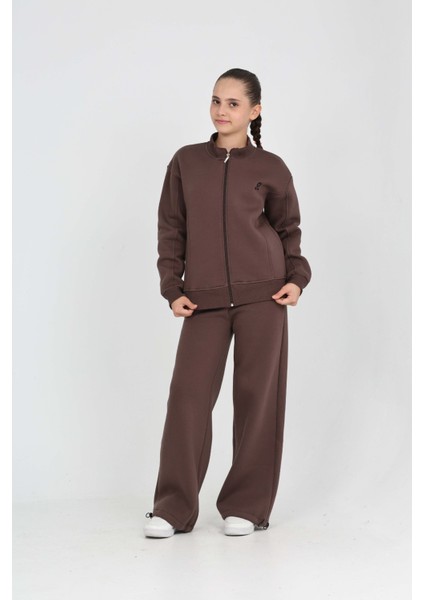 Kız Çocuk Yıldız Nakışlı Eşofman Takım