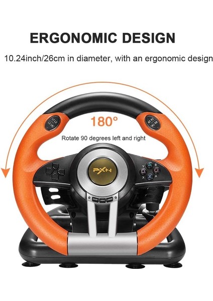 V3 Pro Ps3/ps4/pc/xbox One/xboxseries/nintendo Uyumlu Direksiyon Seti Turuncu modelleri