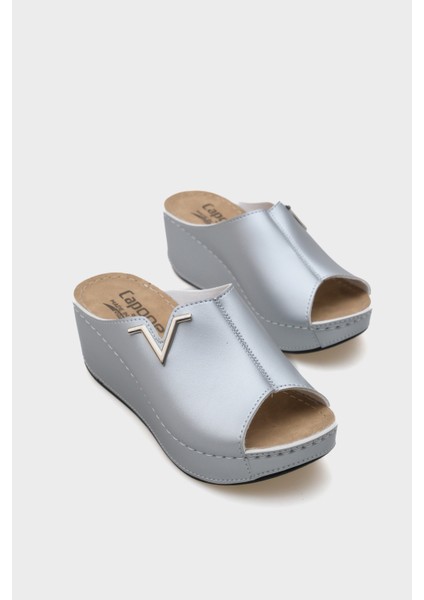 Capone 6145 Kadın Platform V Toka Terlik