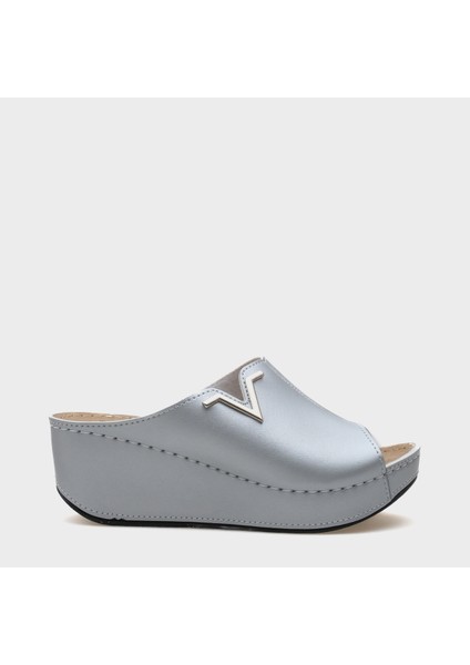 Capone 6145 Kadın Platform V Toka Terlik