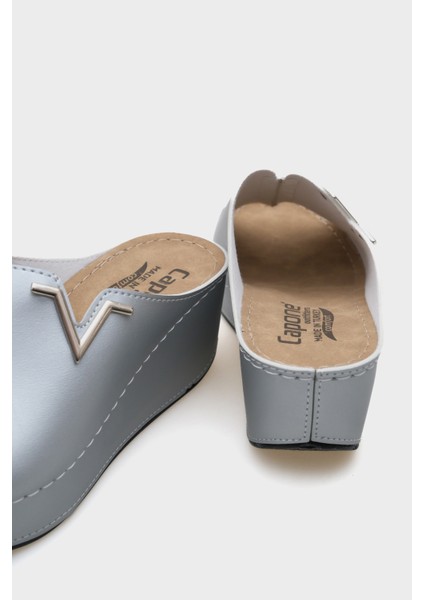 Capone 6145 Kadın Platform V Toka Terlik