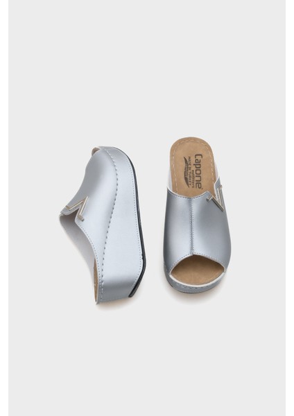 Capone 6145 Kadın Platform V Toka Terlik