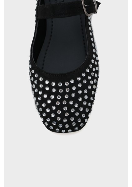 Kadın Mary Jane Babet Ayakkabı Tokalı Suni Deri Düz Topuklu Rahat Tasarım