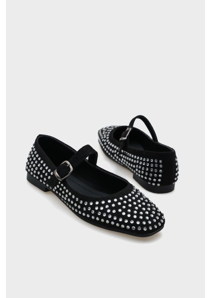 Kadın Mary Jane Babet Ayakkabı Tokalı Suni Deri Düz Topuklu Rahat Tasarım