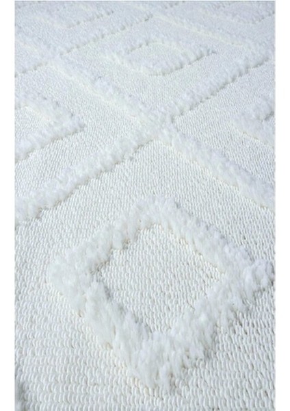 Krem Beyaz Dokuma Halı Yolluk Antre Çocuk Odası Oturma Odası Salon Mutfak Yatak Odası Halısı modelleri