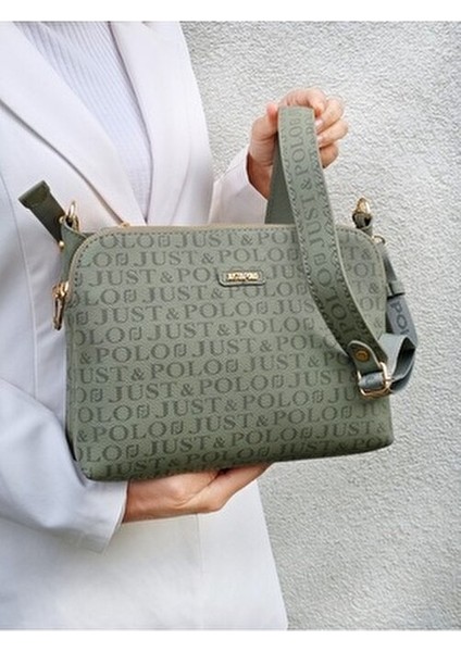 Kadın Yeşil 5 Bölmeli Omuz ve Çapraz Çantası Postacı Çantası fiyatları