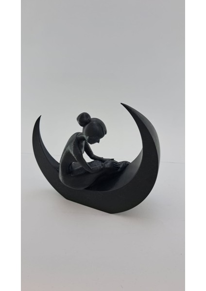 Ay Işığı Sükuneti Heykeli - Dekoratif Obje Biblo ELYA3D fırsatları