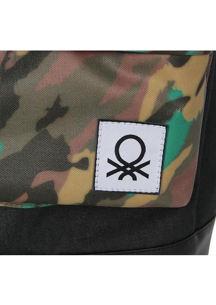 Okul Sırt Çantası Siyah Kamuflaj