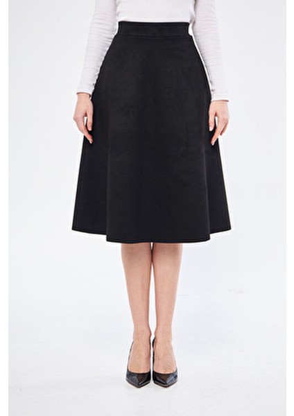 Midi Boy Süet Kiloş Etek indirimleri