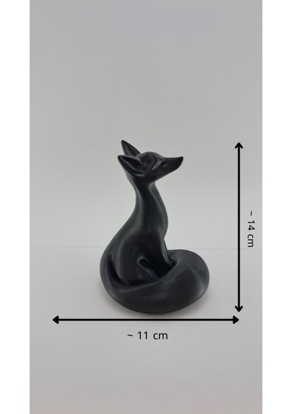 Gece Tilkisi Heykeli - Elya3D fiyatları