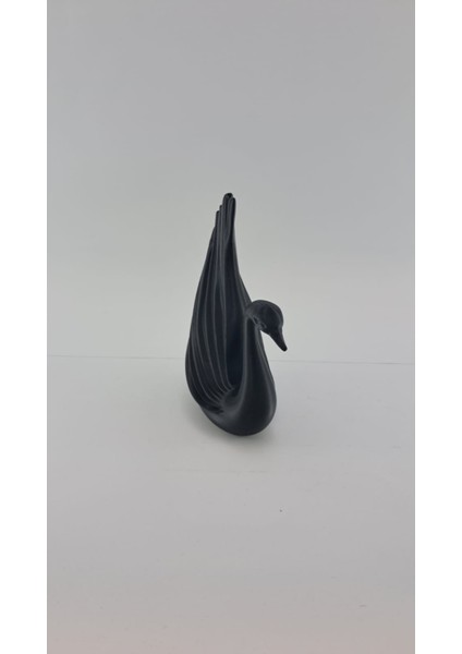 Siyah Kuğu Heykeli - Dekoratif Obje Biblo fiyatları