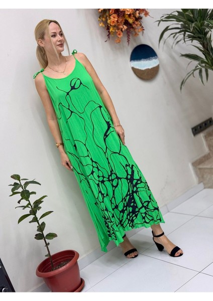 VL1245 Kolsuz Vual Elbise Yeşil fiyatları
