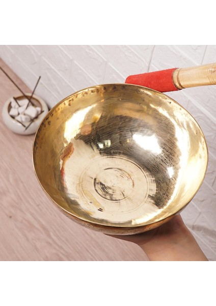 14 cm El Yapımı Tibet Kasesi