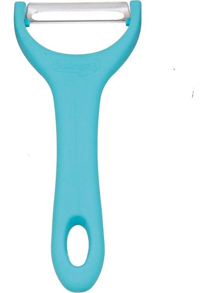 Mat Turkuaz Sapan Soyacak – Paslanmaz Alman Çeliği, Ergonomik Sap, Çift Yönlü Kullanım modelleri