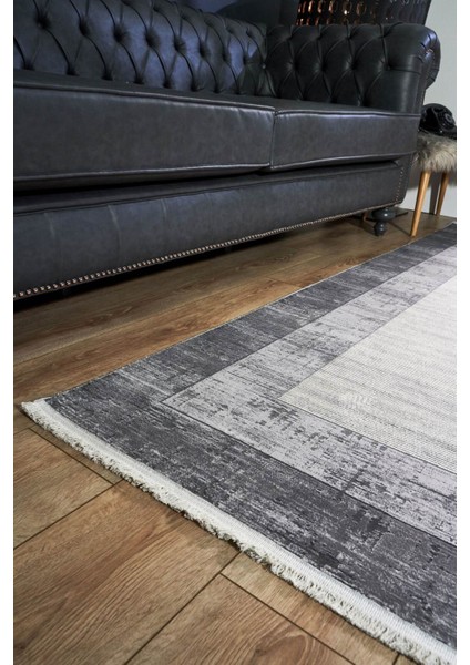 Serenity 7811 Gri - Viskon Dokuma Halı | Modern Salon Halısı modelleri