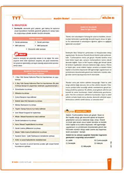 2026 TYT Tarih Ders Notları Ciltsiz 224 Sayfa Üniversiteye Hazırlık İçin Benim Hocam Yayınları
