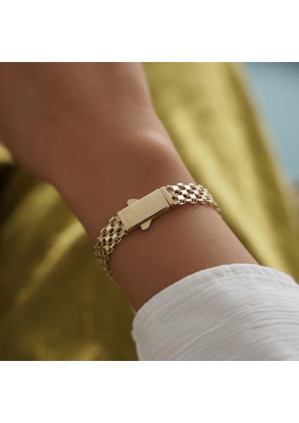 Kilitli Bismark Altın Bileklik