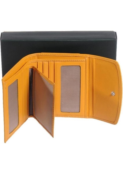 Kadın Hakiki Deri Cüzdan Grbyncz2614 Hardal