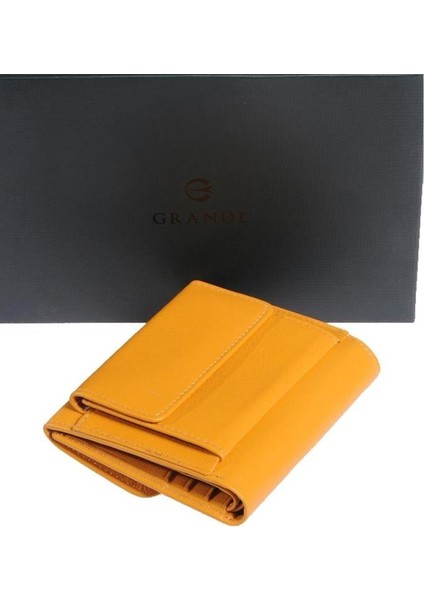Kadın Hakiki Deri Cüzdan Grbyncz2614 Hardal