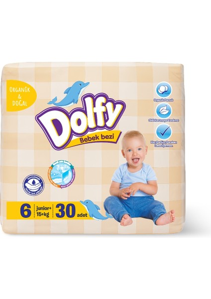Bebek Bezi 6 Beden 30 Adet 15-25 kg