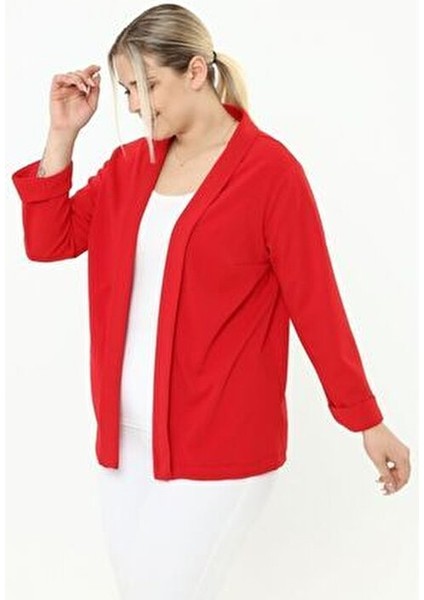 Büyük Beden Kırmızı Ceket fiyatları