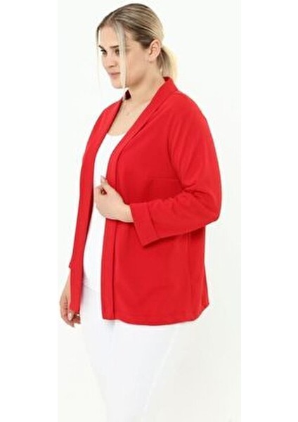 Büyük Beden Kırmızı Ceket fırsatları