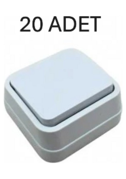 Sıva Üstü Vavien Beyaz Renk 20 Adet