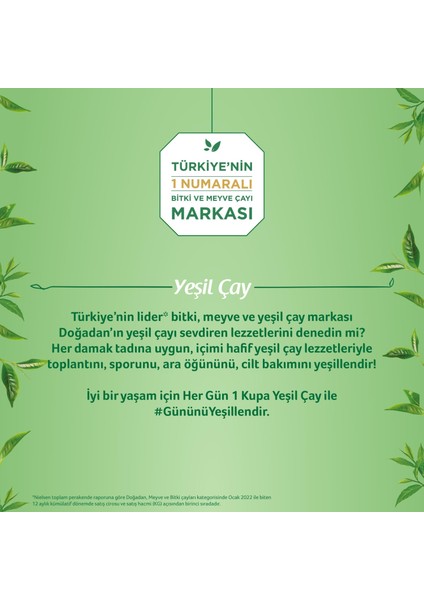 Yeşil Çay Sade 20 Adet Bitki Çayı Ferahlatıcı Lezzet ile Sağlıklı Seçim fırsatları