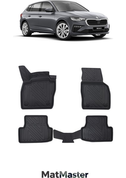 Skoda Scala 2019 Model 5d Ekstra Havuzlu Paspas