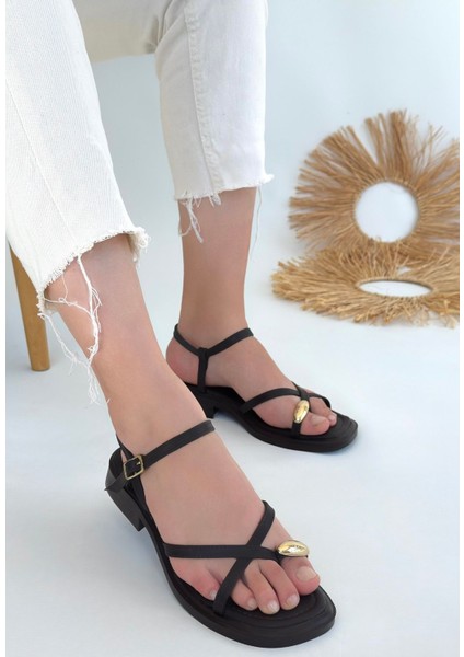 Kahverengi Cilt Kemerli Sandalet fiyatları