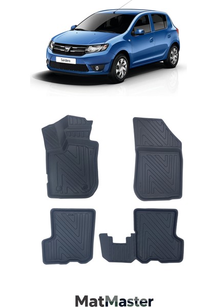 Dacia Sandero 2007 Model 5d Ekstra Havuzlu Paspas