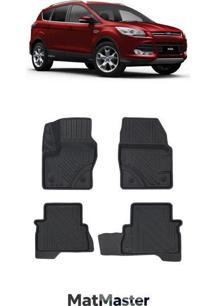 Ford Kuga 2017 Model 5d Ekstra Havuzlu Paspas