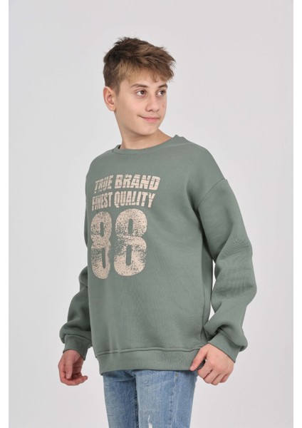 Erkek Çocuk 88 Baskılı Sweatshirt