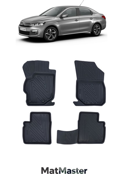 Citroen C-Elysee 2024 Model 5d Ekstra Havuzlu Paspas