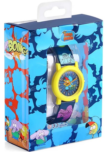 Lisanslı Kral Şakir KS7529-1 Mavi Erkek Çocuk Kol Saati