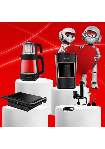 Yeni Trend Siyah Resital Mutfak Paketi Çeyiz Seti