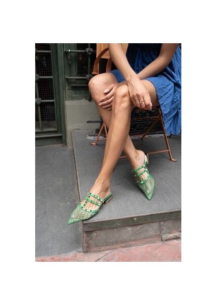 Alice Kadin Yeşil File Detay Terlik