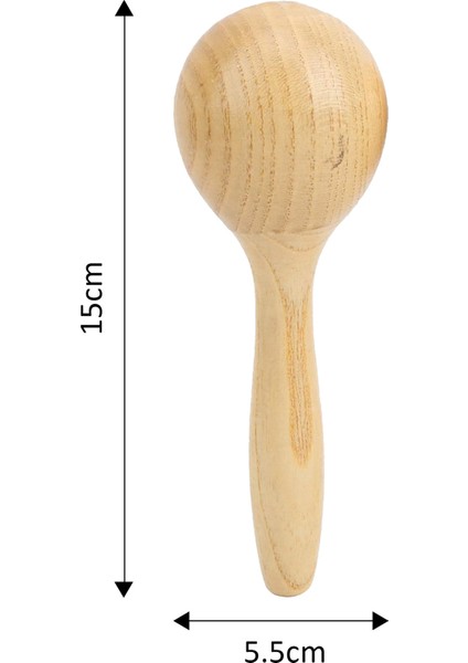 JWM-109 Saplı Gerçek Ağaç Kaliteli Marakaş Orff - Ritim Aleti Seti - Natural indirimleri